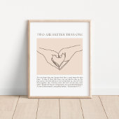 Ecclesiastes 4:9-12 ポスター