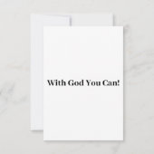 Ecclesiastes 5:10 Bible Verse Pic Flat Greeting カード (裏面)