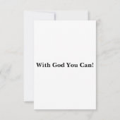 Ecclesiastes 7:8 KJVバイブルVerse Flat Greeting カード (裏面)