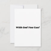 Ecclesiastes 9:6 KJV Bible Verse Flat Greeting カード (裏面)