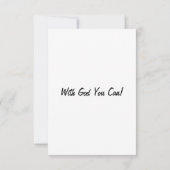 Ecclesiates 3:1 KJV Bible Verse Pic Flat Greeting カード (裏面)