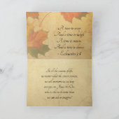 Ecclesiates 3:1 To a where a Sieson カード (内部)