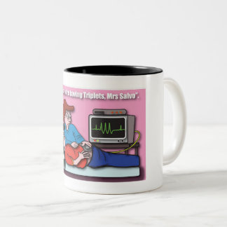 ECGおもしろい MUG ツートーンマグカップ