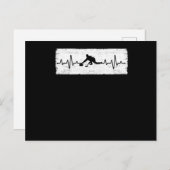 ECGパルスカーリングストーンウィンタースポーツカーラー ポストカード (正面/裏面)