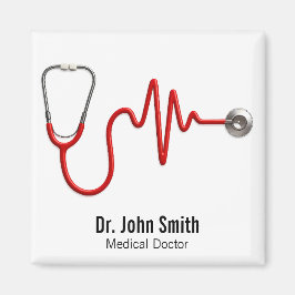 ECG波EKGハートビートライン医療聴診器 マグネット