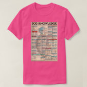 ECG知識 Tシャツ (デザイン正面)