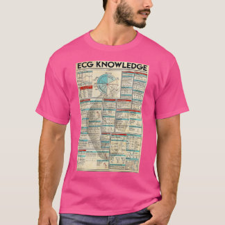 ECG知識 Tシャツ