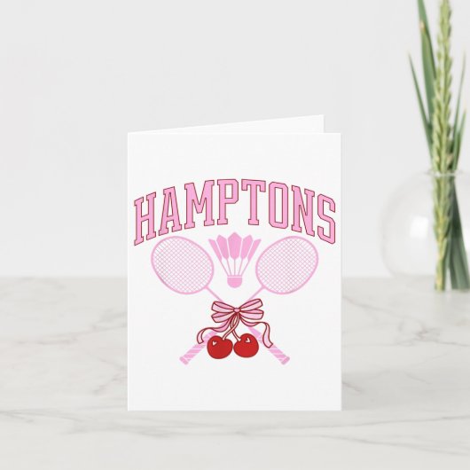 Ecg Heartbeat Badminton Player Shuttle Sports Smas カード (正面)