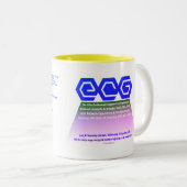 ECG SIP異常11oz ツートーンマグカップ (正面右)
