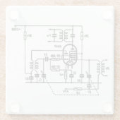 ECH81 Frequency Converter ガラスコースター (裏面)