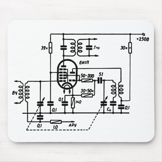 ECH81 Frequency Converter Mouse Pad マウスパッド (正面)