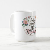 Ech hunn dech gär, Mamm コーヒーマグカップ (正面左)