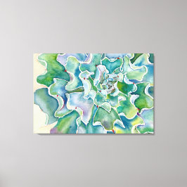 Echeveria 'Blue Frills'キャンバス印刷 キャンバスプリント
