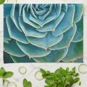 Echeveria Rosette, Secret Garden of Marrakech キッチンタオル (折り畳み)