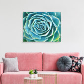 Echeveria Rosette, Secret Garden of Marrakech キャンバスプリント (インサイチュ (リビング))