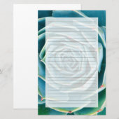 Echeveria Rosette, Secret Garden of Marrakech 便箋 (正面/裏面)