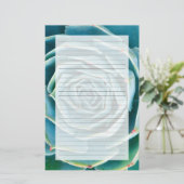 Echeveria Rosette, Secret Garden of Marrakech 便箋 (スタンド正面)