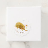 Echidnaかわいい水の色のアート感謝してい動物あなた フェイバータグ (インサイチュ)