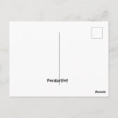 EchidnaとFrangipaniはがき ポストカード (裏面)