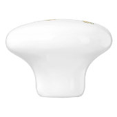 Echidna動物の水の色のwhimsyアートノブ セラミックノブ (側面)