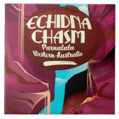 Echidna Chasm漫画の旅行ポスター タイル (正面)