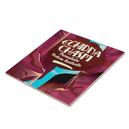 Echidna Chasm漫画の旅行ポスター タイル (側面)