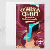 Echidna Chasm漫画の旅行ポスター 便箋 (正面/裏面)