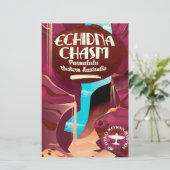 Echidna Chasm漫画の旅行ポスター 便箋 (スタンド正面)
