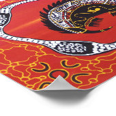 Echidna Dreamingポスター（ムンダラ） ポスター (角)