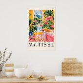 Echidna in Bathtub Art Print Matisse Style ポスター (キッチン)