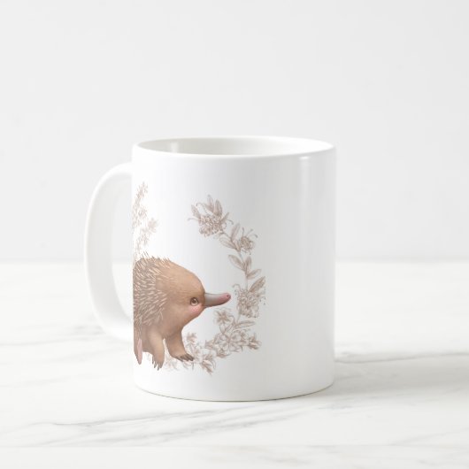 Echidna Mug – リトルオーストラリアの友人 コーヒーマグカップ (正面左)