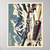 Echigo Yuzawa 越後湯沢 Niigata 新潟 - Art Print ポスター (正面)