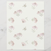 Echinacea Coneflowers Pattern Binder paper (正面)