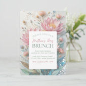 Echinaceas 3D Brunch Mother's Day 招待状 (スタンド正面)