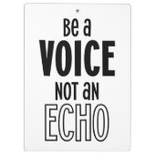 ECHOアクリルのクリップボードではないVOICE クリップボード (裏面)