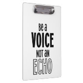 ECHOアクリルのクリップボードではないVOICE クリップボード (右)