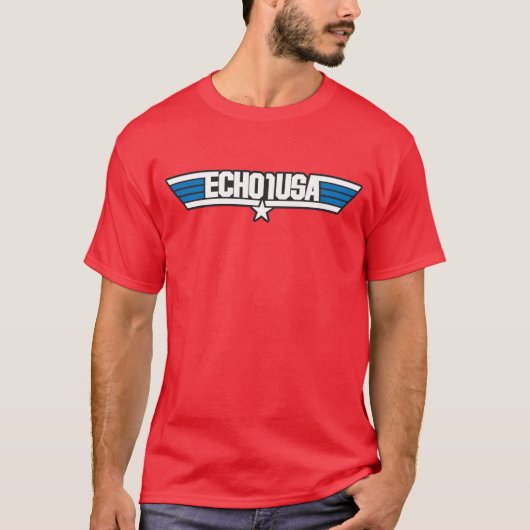 Echo1USAの氷の人のティー Tシャツ (正面)