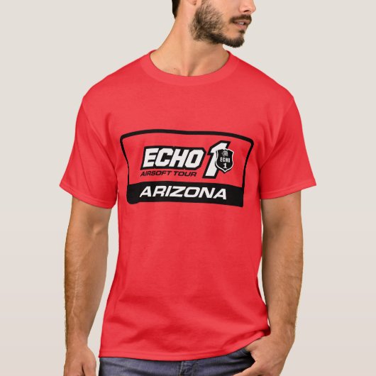 Echo1USA Echo1 Airsoft旅行アリゾナ Tシャツ (正面)