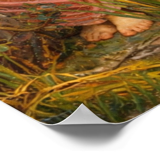 Echo and Narcissus by John William Waterhouse ポスター (角)