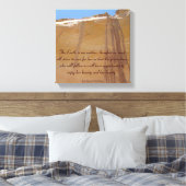 Echo Canyon, New Mexico Tribute to Mother Earth キャンバスプリント (インサイチュ (寝室))