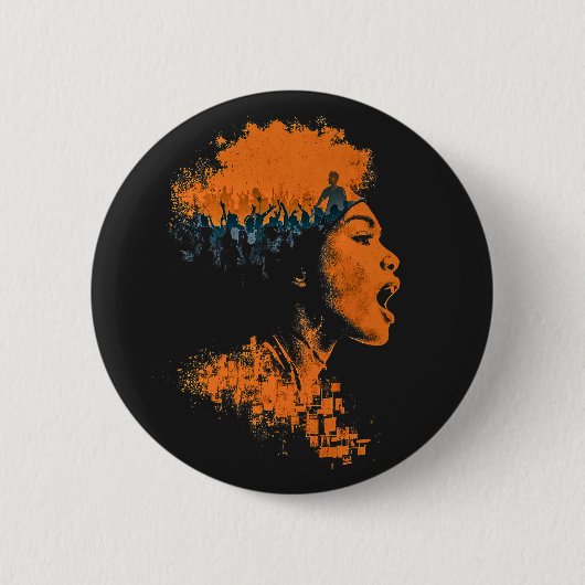 Echo of the Crowd 缶バッジ (正面)