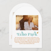 Echo Park Table Number 招待状 (正面/裏面)