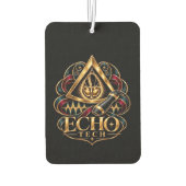 Echo Tech - 心エコー図検査技師 - 超音波検査技師 カーエアーフレッシュナー (裏面)