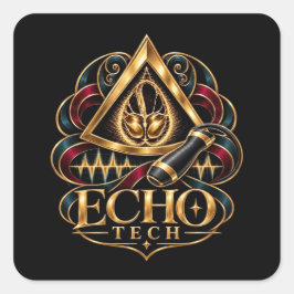 Echo Tech - 心エコー図検査技師 - 超音波検査技師 スクエアシール