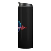 Echo Tech | Heartbeat | EKG タンブラー (回転右)