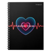 Echo Tech | Heartbeat | EKG ノートブック (正面)
