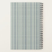 Echo Trails 2026 Planner – Matcha Green Stripes プランナー手帳 (裏面)