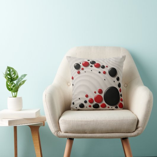 Écho Urbain Ondulé 3D クッション (椅子)