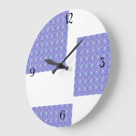 Echo Waves ラージ壁時計 (傾斜)