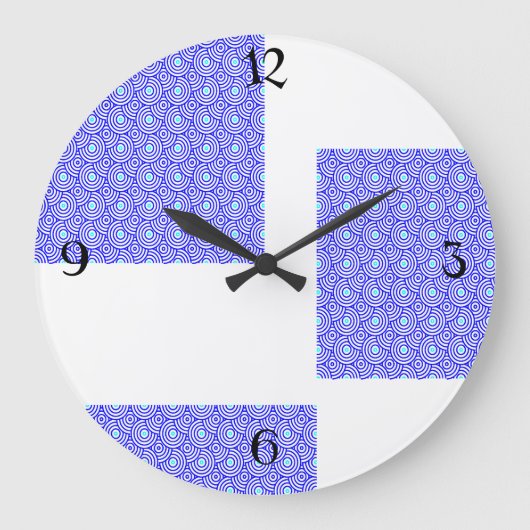 Echo Waves ラージ壁時計 (正面)